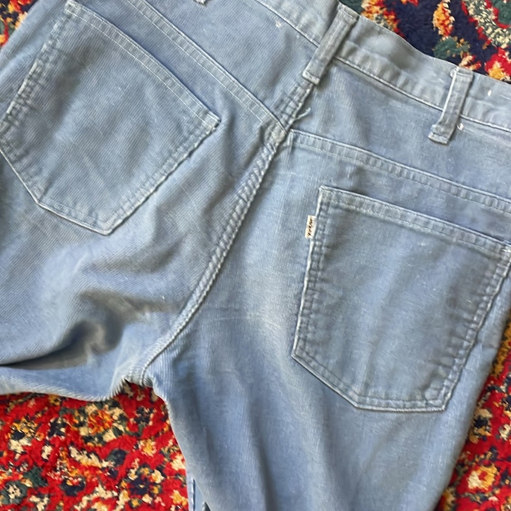 Levis white label Vintage blue corduroy - Picture 4 of 11